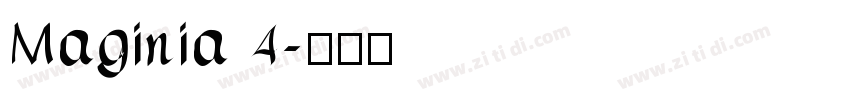Maginia 4字体转换